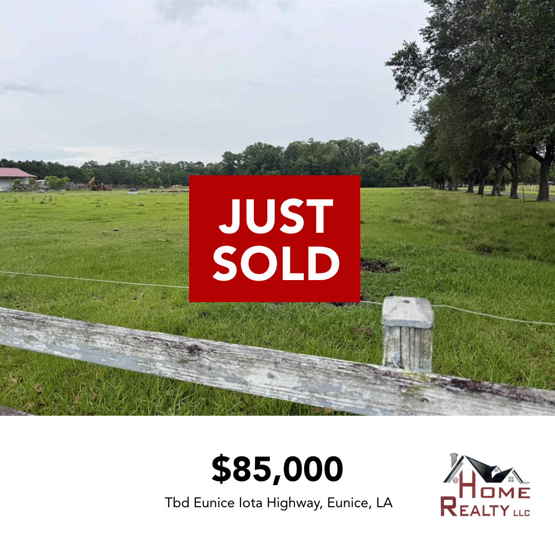 Just Sold: Tbd Eunice Iota Highway, Eunice, LA